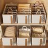 Large Capacity 5 Grids Handbag Storage Box Non-Woven Fabric Purse Storage Organizer  for Bedroom