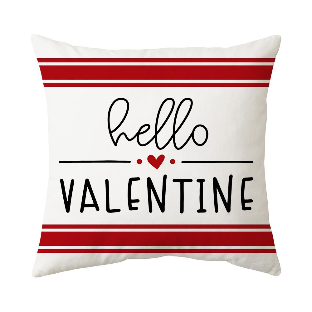 Valentine's Day Pillow New Sofa Cushion Bedside Backrest Plush Pillow Cover Shopee