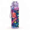 1PC Multicolor Paint Splash 750ml Color Plastic Sports Water Bottle Leakproof Flip Straw Lid Suitable for Sports Office Home Use
