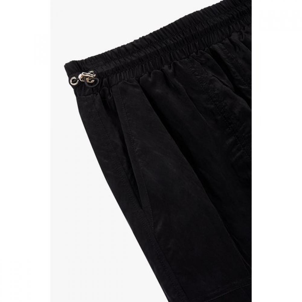 VOV Glossy Satin Cargo Skirt  7156235001 