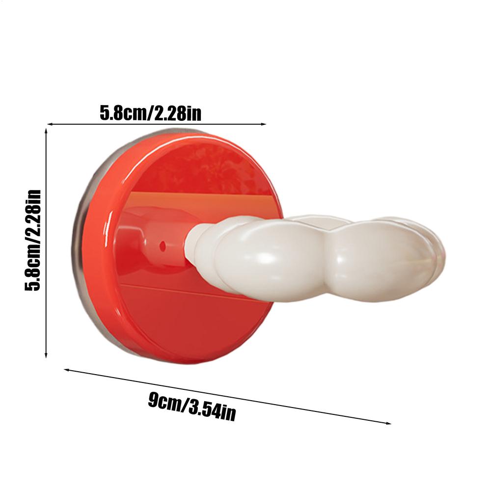 

Small Shower Suction Hooks No Drill Wall Hooks Hanger Anti-Slip Load-Bearing Home Organizing Tool For Window Bathroom Kitchen красный