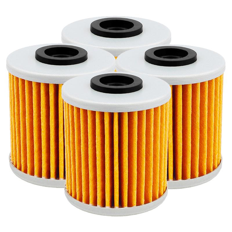 2/4/6 Pcs Cyleto Motorcycle Parts Oil Filter for Kawasaki KX250 KX250F KX250X 2004-2023 KX450 KX450F KX450X KX450SR 2016-2023