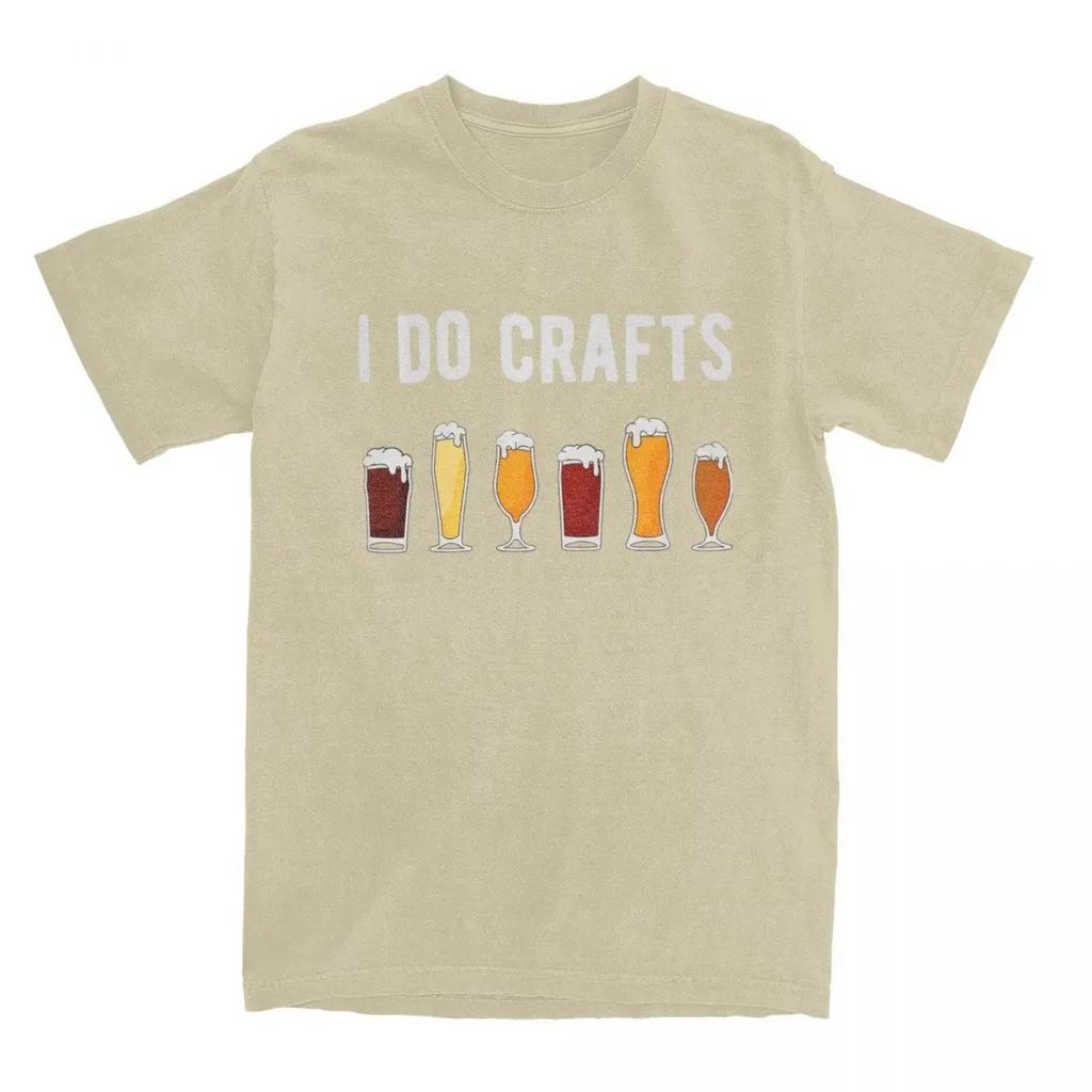 I Do Crafts Beer Lover Shirt Merchandise Men Women  Vintage Home Brewing T-shirt Short Sleeve Tops New Arrival