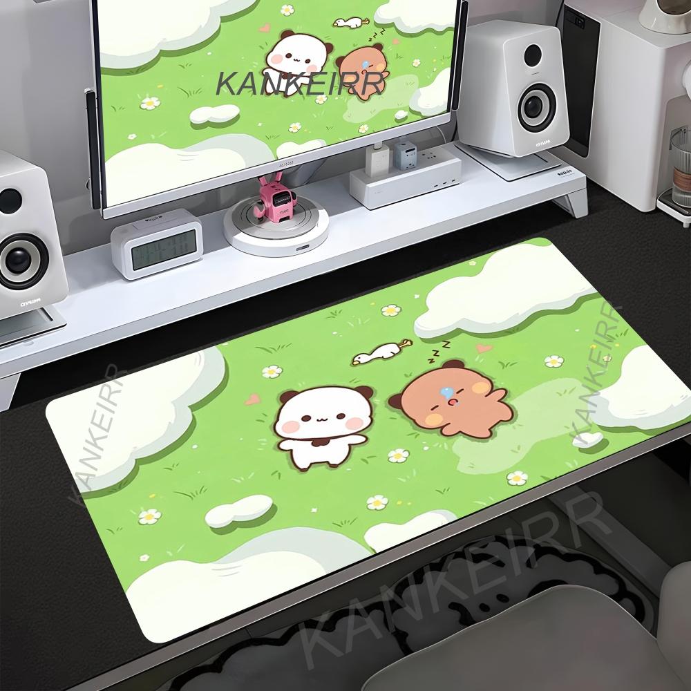 XXL Mauspads Anime Computer Tischmatte Bubu Dudu Gamer Schreibtischmatte PC Gaming Zubehör Mauspads Große Matten Büro Mauspads Setup