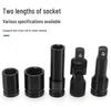 Heavy Duty Pneumatic Air Cannon Hex Socket Head Set, 1/2" Electric Extended Tool for Screwdriver