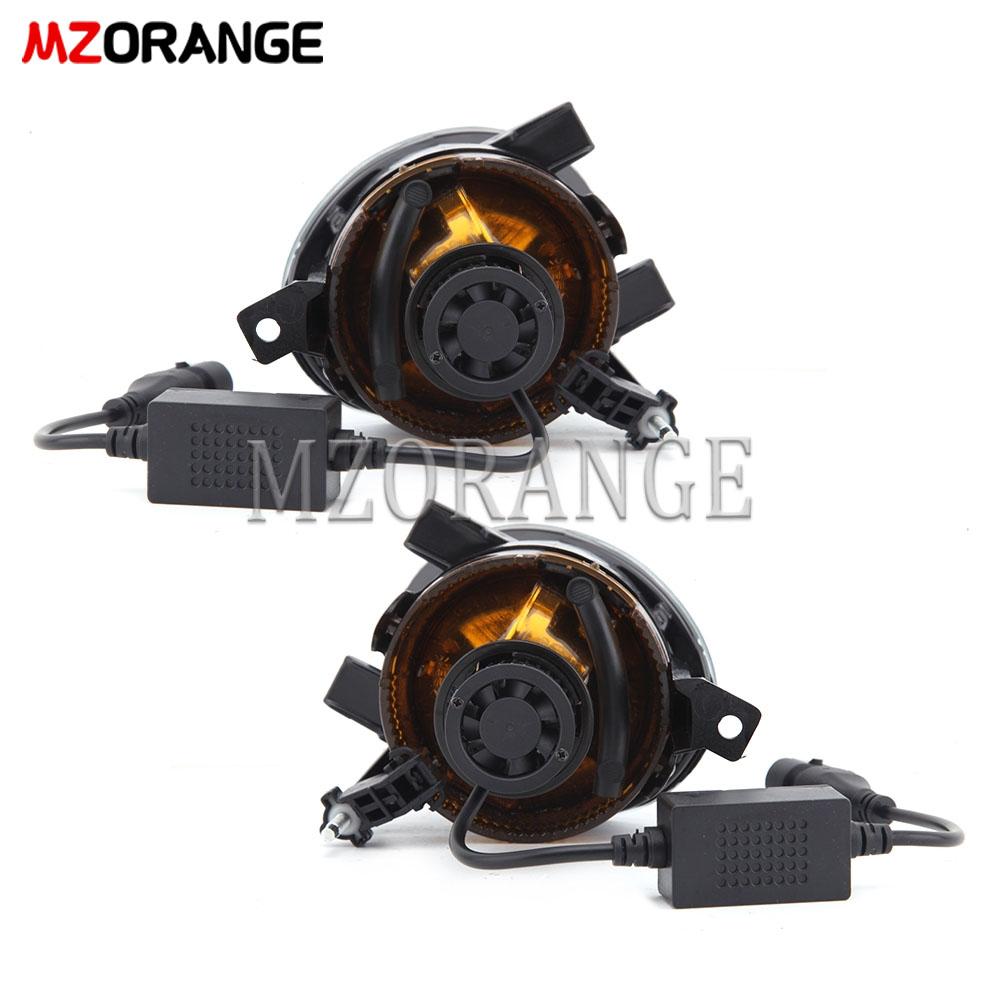 Fog Lights LED Headlight for VW for Jetta 6 MK6 for Golf 6 MK6 Fog Light for Caddy Touran Tiguan Fog Lamp Foglights Driving