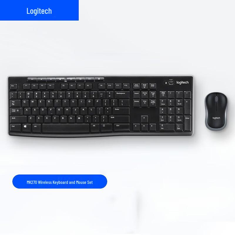 Logitech MK270 Wireless Keyboard and Mouse Combo