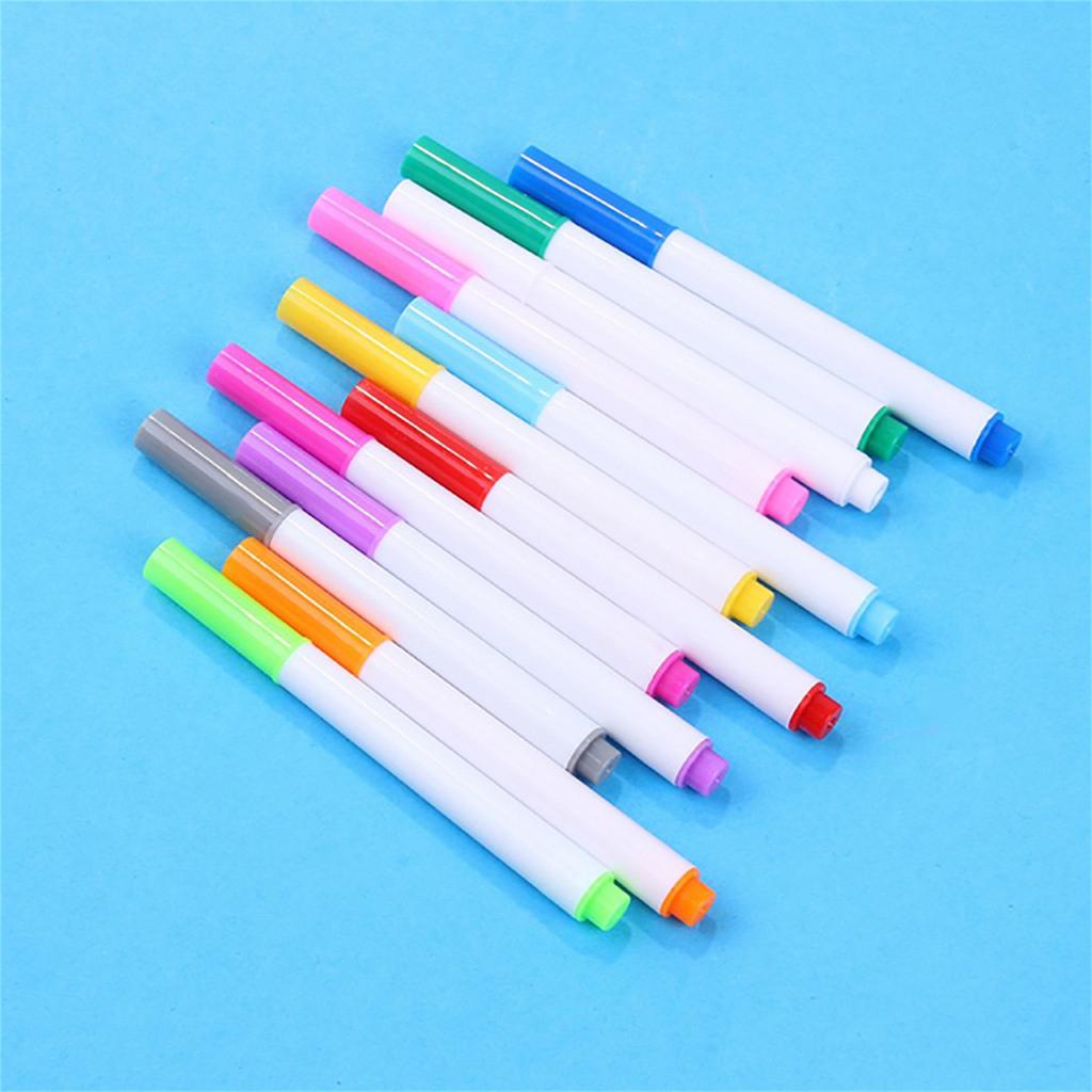 Set of 12 Reusable Water Soluble Chalk Sticks for Drawing Writing and Art Projects Suitable for Indoor and Outdoor Use