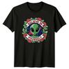Believe In Yourself Alien Roses Graphic Novelty Adult Humor T-Shirt