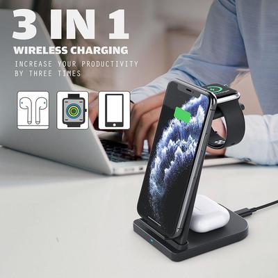 3-in-1 Multi-Functional Wireless Charger for Apple Phones, Earbuds, and Watches