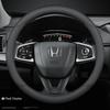 Leather Car Steering Wheel Cover for Honda CRV Ridgeline HRV Prologue URV Accord ZRV Odyssey WRV BRV Accord Pilot Fit Passport