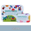 Geometric Shape Puzzle Tin: Educational Wooden Tangram for Children