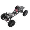 RC Car Chassis Kit, RC Car Frame Set with CNC Aluminum Alloy    Winch Mount Carbon   Frame for 31300CMm Wheelbase