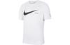 T Shirts Men's White Crew Neck Moderate Straight Fit DB5858-100