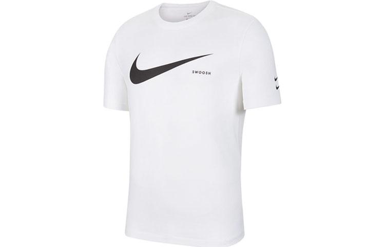 

Nike T Shirts Men s White Crew Neck Moderate Straight Fit DB5858-100 XXL