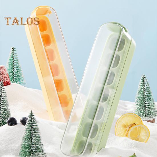 Ice Tray Easy Release Ice Cube Mold for Freezer BPA-Free 21 Cavities Ice Box for Cocktail Tea Coffee