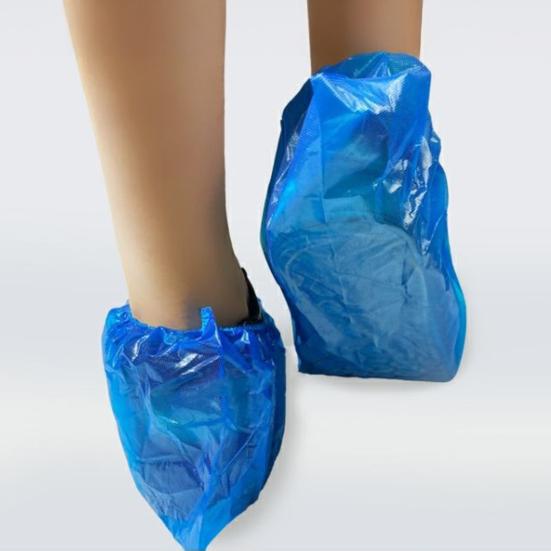 100/200/300/400/500Pcs Disposable Shoe Cover Non-Slip Thick Waterproof Boot Cover Men Women Elastic Indoor Floor Protection Dustproof Shoe Cover