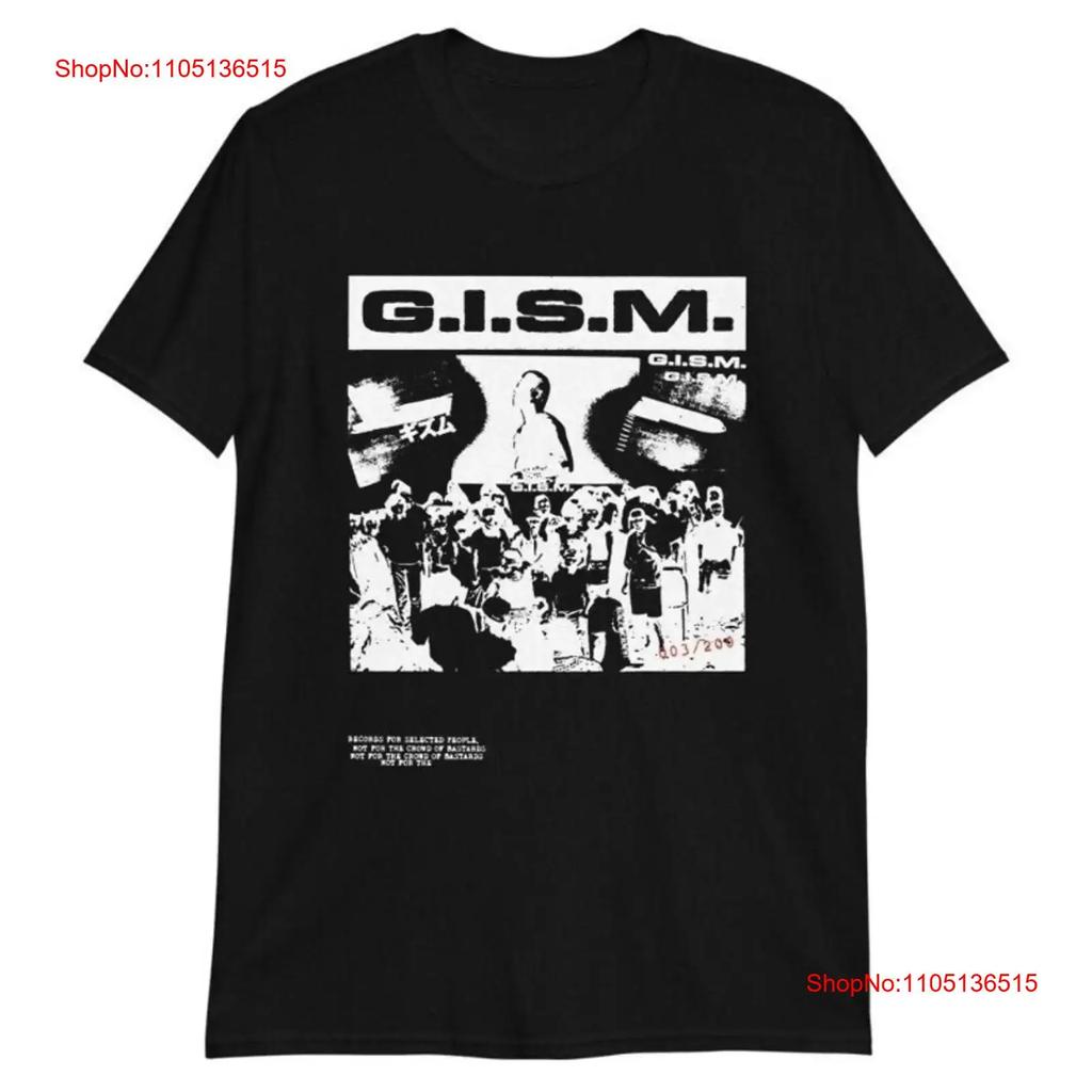Gism T Shirt Band Hardcore Punk Rock Anarcho Punks Is Hippies Vintage Washed Designer Clothes Stylish Breathable Graphic