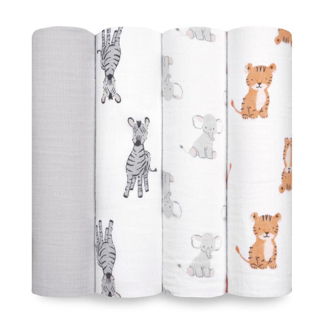 A Anay Swaddle J941B Safari Babes 112 cm x 112 cm [Aiden Essentials] Přibl.