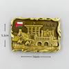 The Sultanate of Oman Refrigerator Stickers Italy Rome Bottle Opener China Shanghai Danmark Metal Fridge Magnets Wedding Gifts