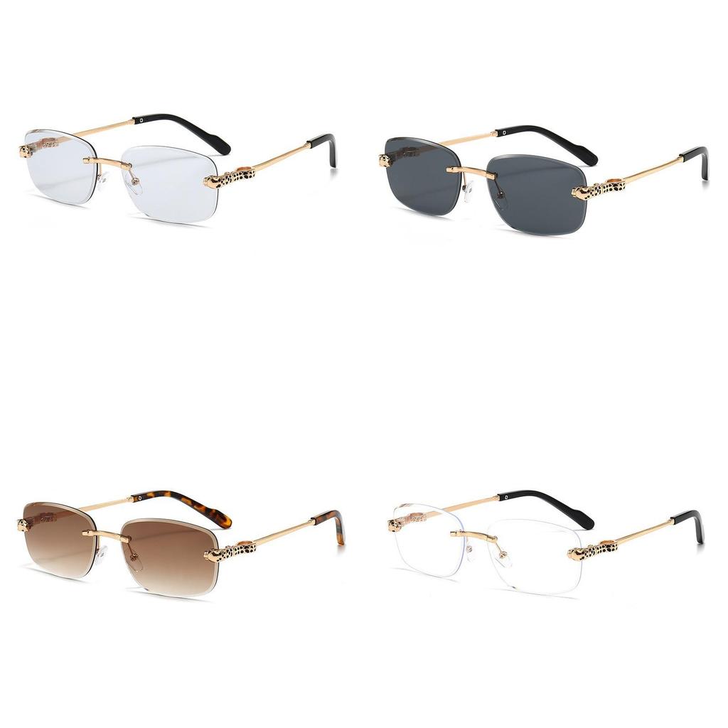 Retro Geometric Unisex Square Sun Glasses With Pc Lenses For Travel And Parties