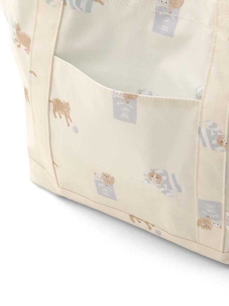 Gelato Pique Playful Cat Print Mom Bag PWGB245709 CRM Women's