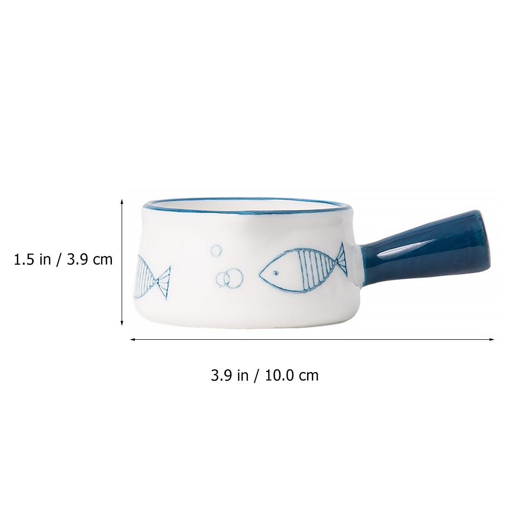 Ceramic Steak Sauce Dish Mini Milk Pot Elegant Small Milk Jug Coffee Jar Kitchenware for Hot Cold Drinks Coffee Jar