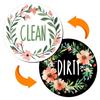 Double-Sided Magnetic Dishwasher & Refrigerator Decoration Stickers