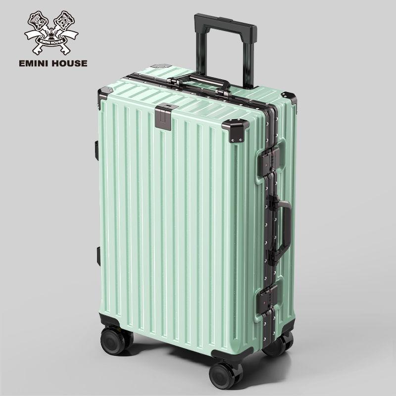 Women's Sturdy & Durable Aluminum Trolley Case With Universal Wheels & Combination Lock - 20” Carry-On