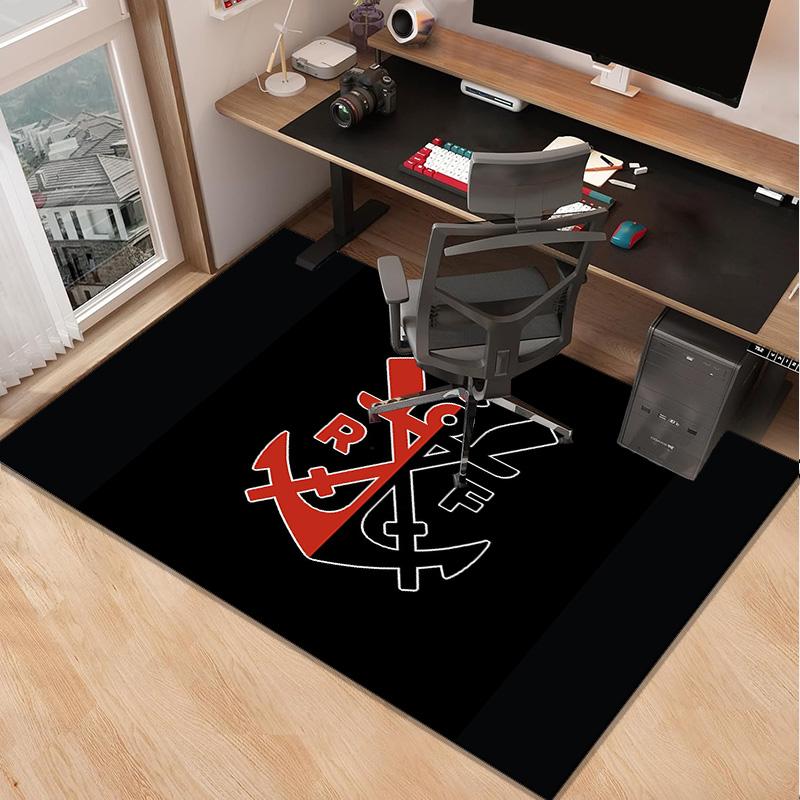 FLAMENGO Shield Emblem Carpet, Chair Rug,Rug for Office Bedroom living rooms, Doormat decor Fan Gift Christmas Gift