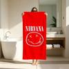 Rock Bands LOGO N-NirvanaS Towel ultra-fine fiber quick drying absorbent bath towel, outdoor swimming sports towel