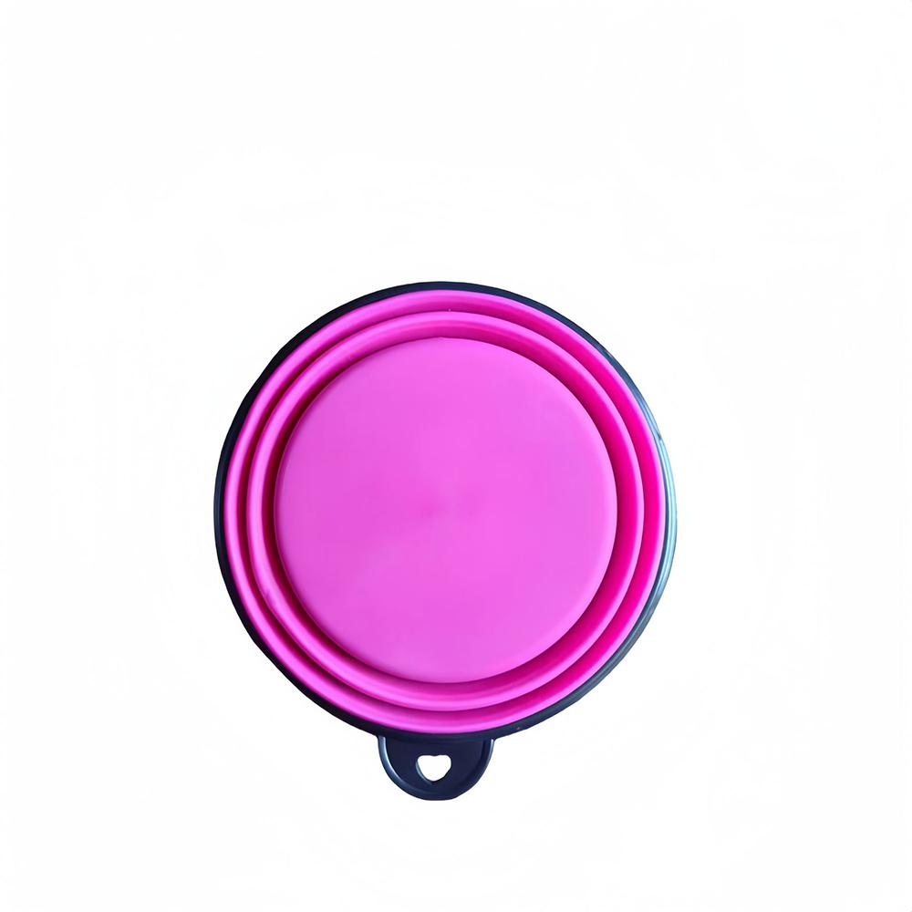 Outdoor Dog Bowl Portable Pet Folding Bowl Slow Food Bowl Silicone Hanging Dog Basin Cat Bowl Water Cup Pet Water Basin