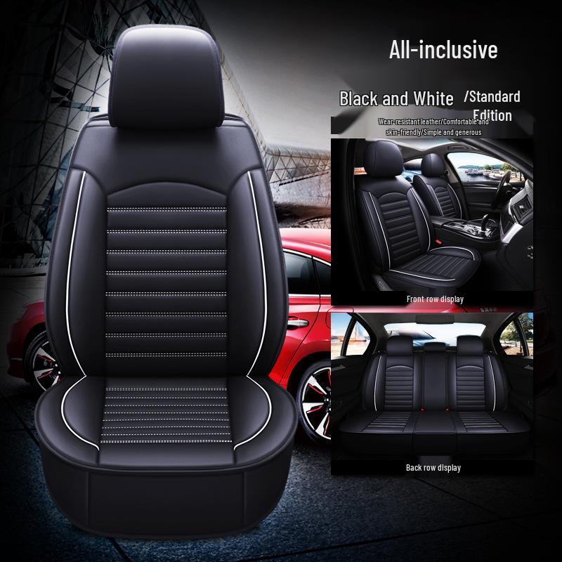 Full Leather Car Seat Cover, Universal Fit for Bin Yue, Emgrand GS, Vision, Boyue