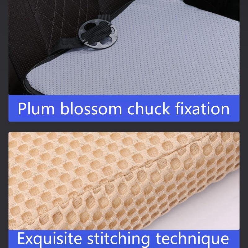 Car Booster Seat Cushion Heightening Height Boost Mat Breathable Portable Car Wedge Seat Pad Fatigue Relief Suitable For Cars