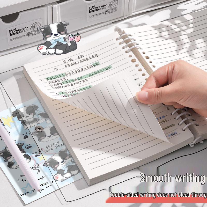 Hochwertiges transparentes PVC-Softshell A5 Ringbuch - Schonend für die Hände & Abnehmbar