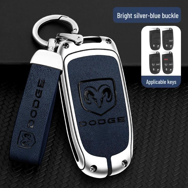 Металлический сплав кожаный чехол для ключей для Dodge Viper и Coolway Default