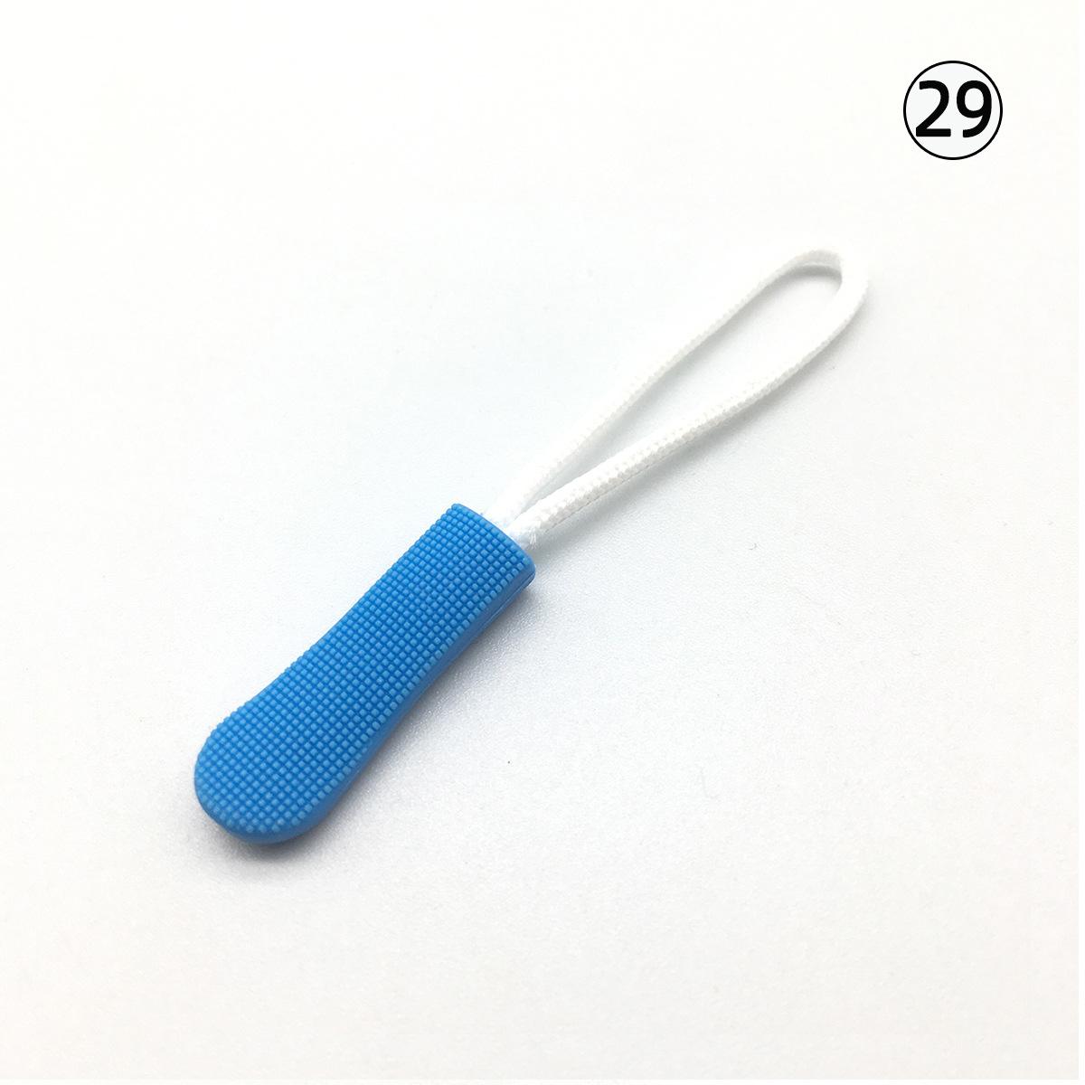 

10pcs DIY Color Zipper Pull Puller End Fit Rope Tag Clothing Zip Fixer Broken Buckle Zip Cord Tab Clothes Suitcase Backpacks