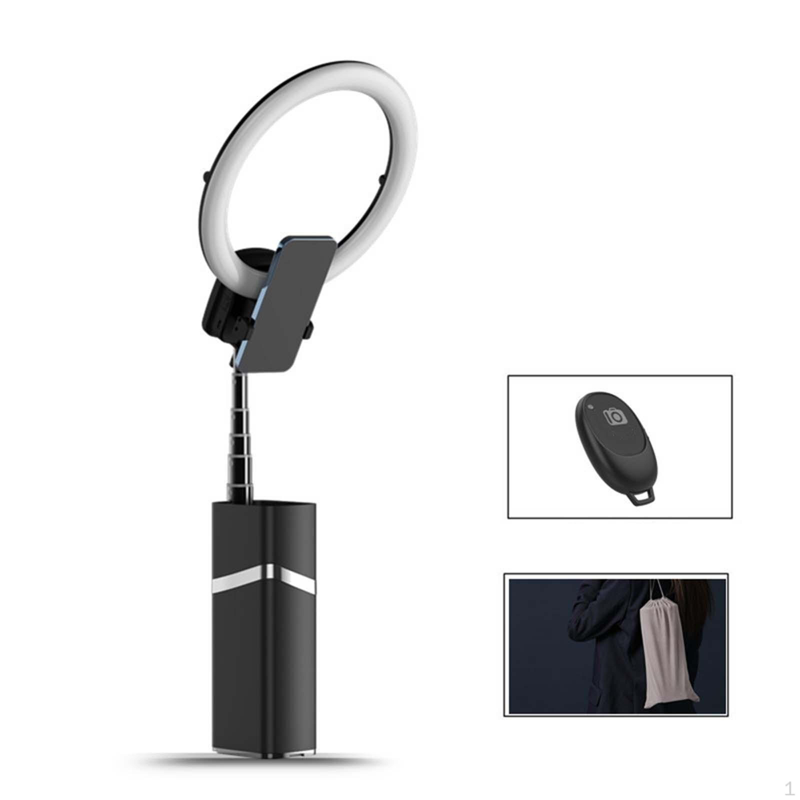 10  Selfie with Tripod Stand Foldable Easy Installation Multifunction Convenient Phone Holder for