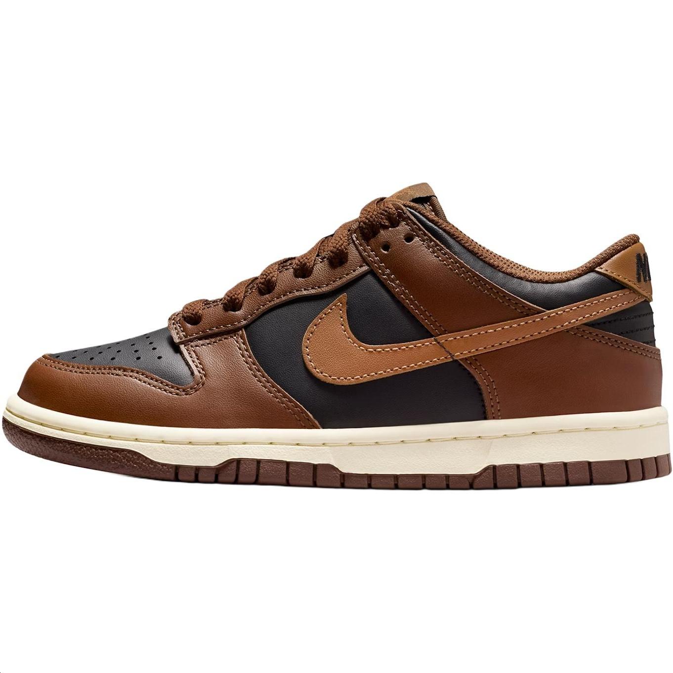 (GS) Nike Dunk Low Brown Black Kids FB9109-006 EU 37.5