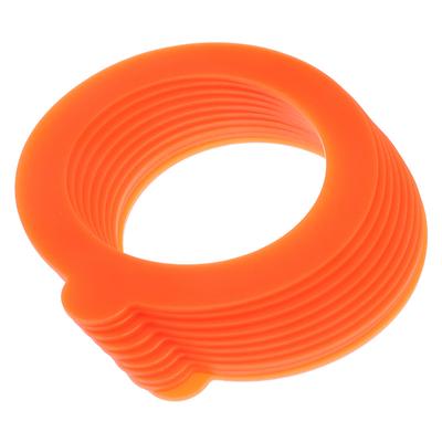 10 Pezzi Guarnizioni in Silicone per Barattoli Contenitori Alimentari Anelli di Tenuta Ermetici a Prova di Perdite