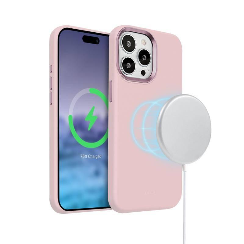 Etui Do Apple Iphone 12 Pro Max Silikon Różówy Twardy Wytrzymały Mocny