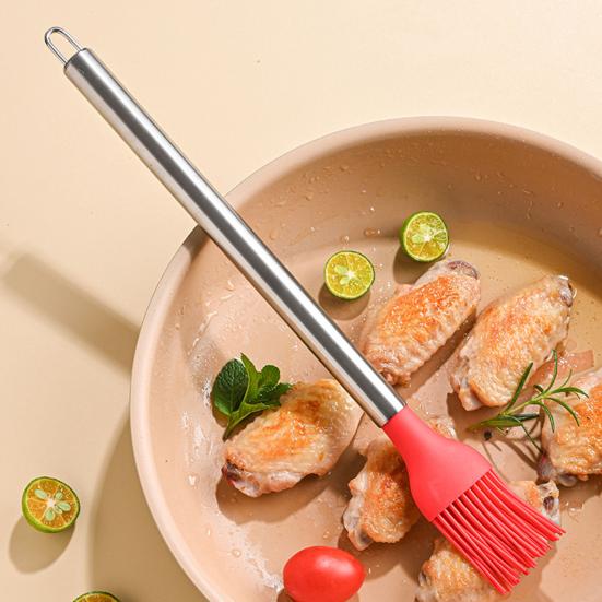 Silicone Basting Brush for Cooking Heat Resistant Pastry Brushes Spread Oil Sauce Butter BBQ Baking Grilling Tool Kitchen Gadgets