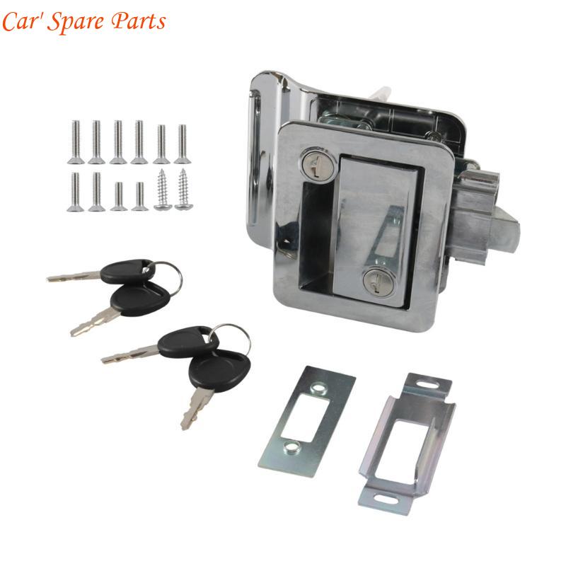Y4UA Zinc Alloy Door Lock Universal RVs Door Lock Double Open Door Lock Replacement Entry Door Lock Handle for Camper