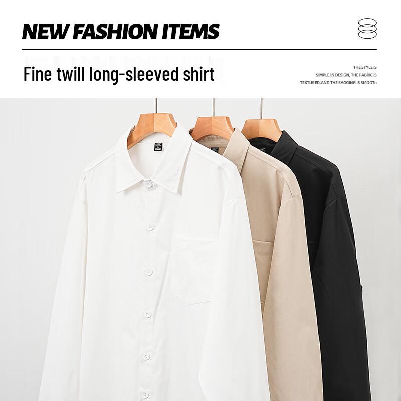 Jeanswest Men's Casual Long Sleeve Lapel Shirt