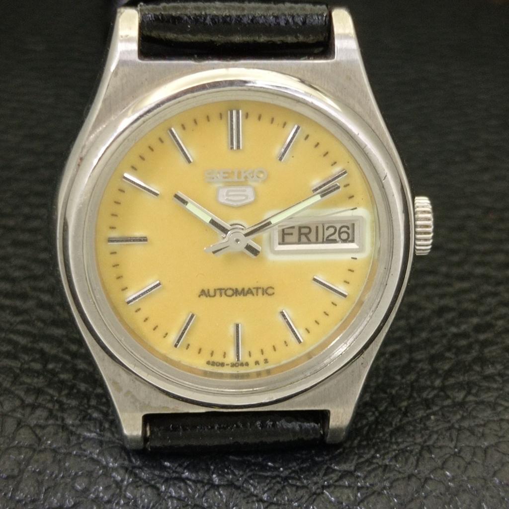 AUTOMATIC VINTAGE SEIKO 5 JAPAN 4206B WOMENS ORIGINAL DIAL WATCH A704240-1