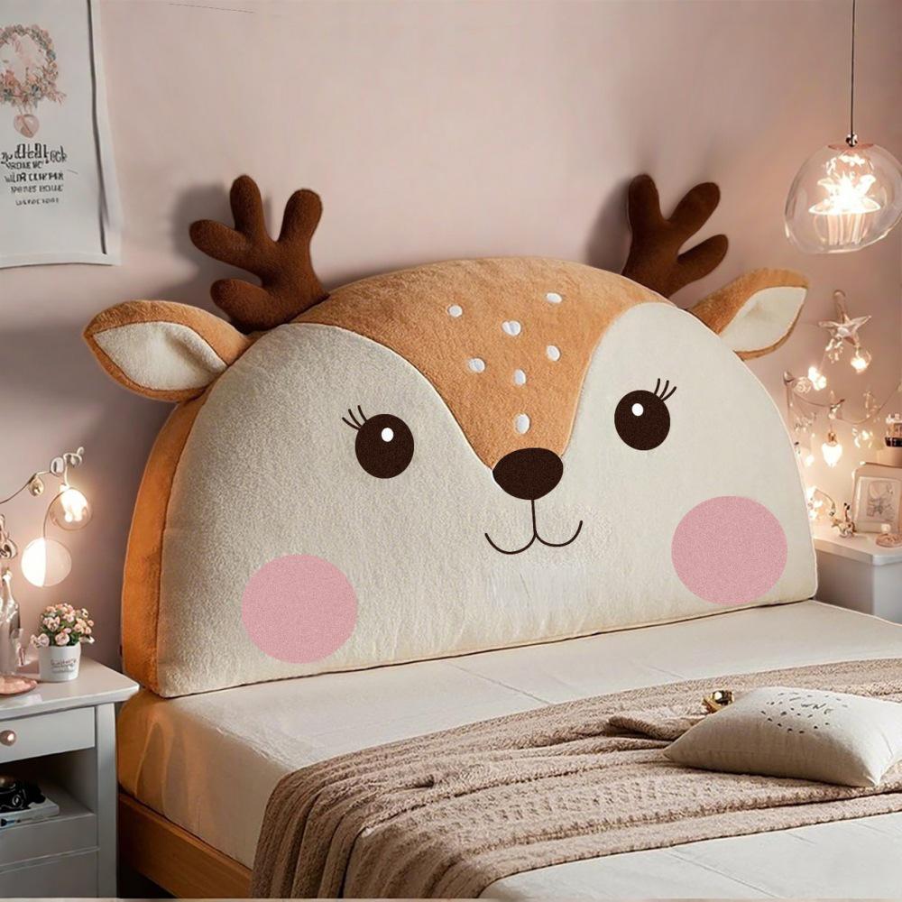 Soft Upholstered Bedside Cushion - Washable Tatami Style for Kids' Bedroom