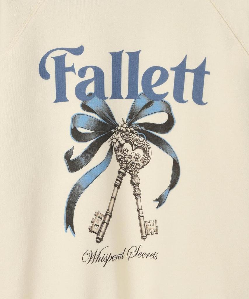 FALLETT Story Logo Secret Sweatshirt Ivory