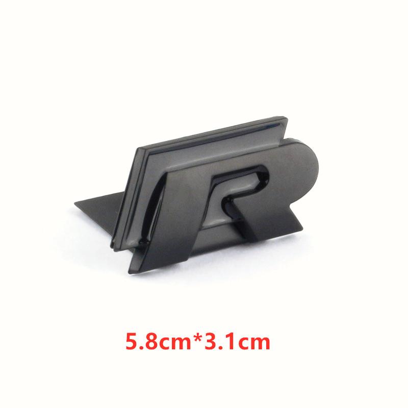 hsvrd1 2026 Hot For VOLKSWAGEN VW 3D Metal R Rline Emblem R line Badge Body Sticker For Volkswagen Golf Tiguan Touareg Polo GTI CC Pass