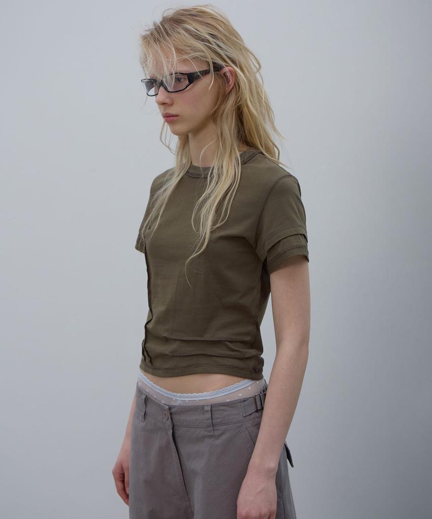 LCDC™ Raw Seam Top (Khaki)