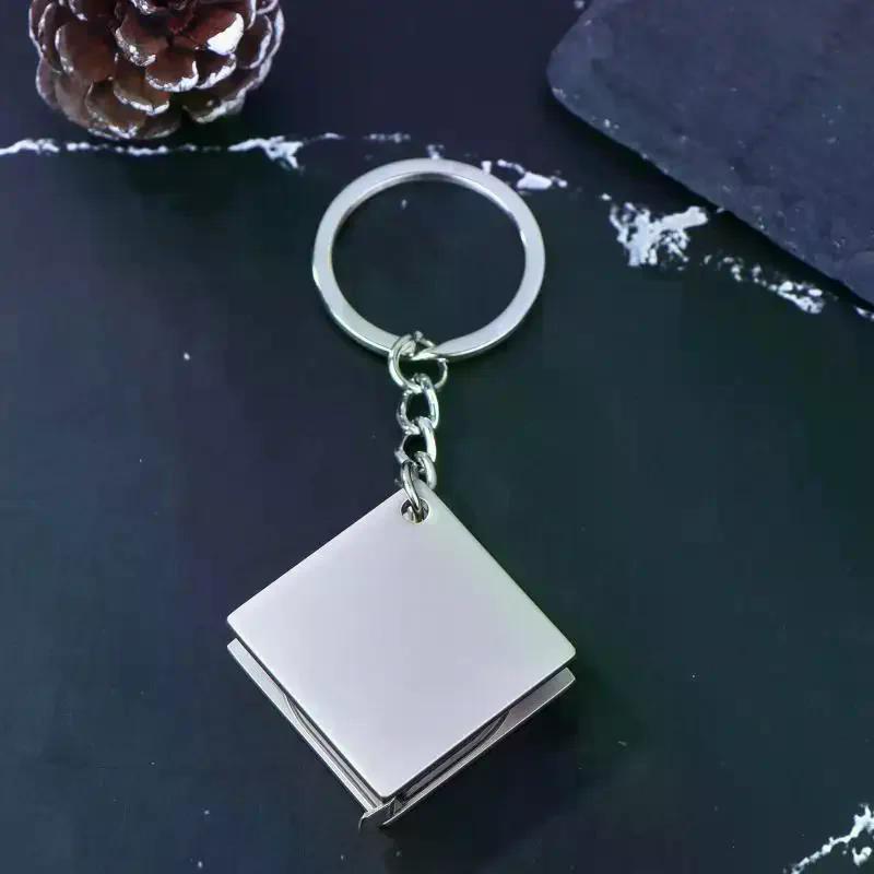 Keychain 1/2pcs Key Ring Pull Ruler DIY Hand Gauging Tools Tape Measure Portable Measuring Tools Retractable Rule